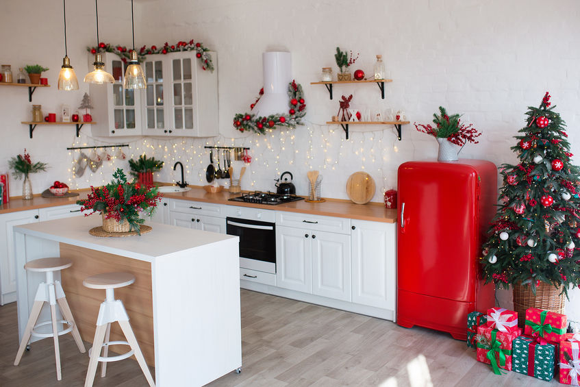 christmas decor ideas kitchen